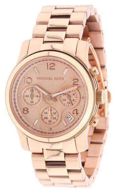 michael kors rose gold watch the bay